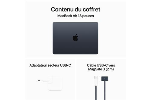 MacBook Air 13 SSD ultra-rapide de 512 Go et de 24 Go de RAM