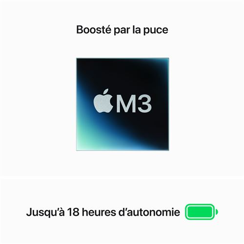 Apple MacBook Air 13" - SSD 256 Go - 16 Go RAM - Puce Apple M1 ou M2