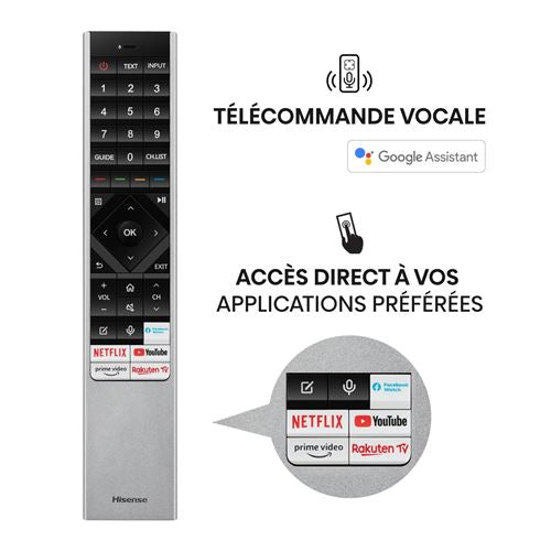Hisense U8G - Téléviseur 4K ULED avec Technologie Quantum Dot et Dolby Vision