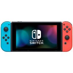 Console Nintendo Switch avec paire de Joy-Con sans fil Rouge et Bleu Neon V3