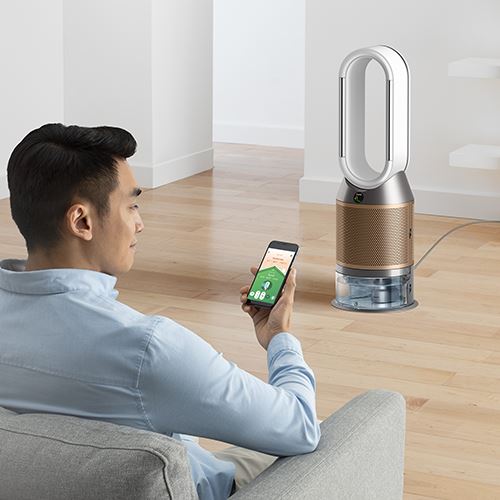 Dyson Humidify+Cool Formaldehyde PH04 - 3-in-1 luchtreiniger, luchtbevochtiger en ventilator - Wit en goud