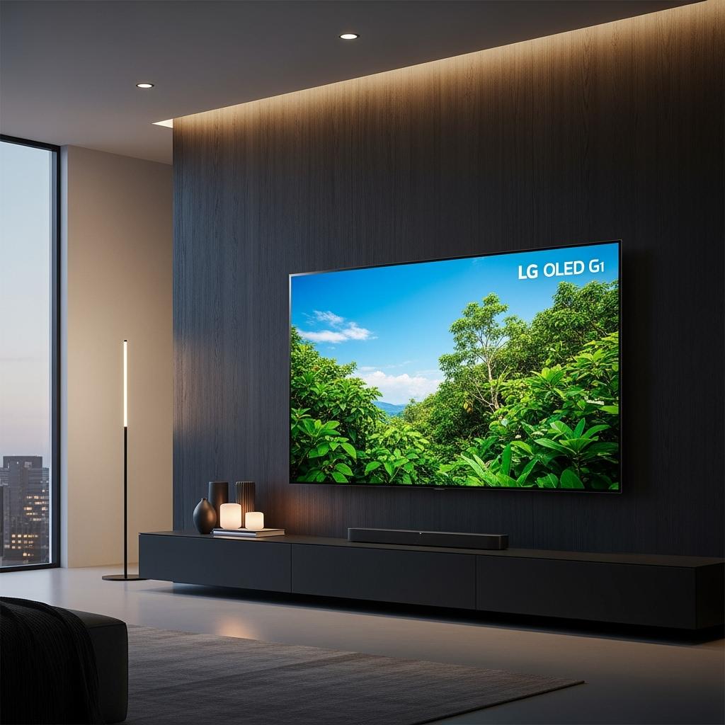LG OLED G1 - Téléviseur OLED Évo 4K UHD avec Performances Exceptionnelles